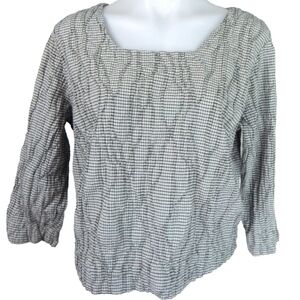 Cut Loose Textured Square Neck Top